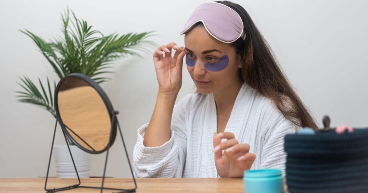 早晨起床臉部水腫與泡泡眼的自然生活情境