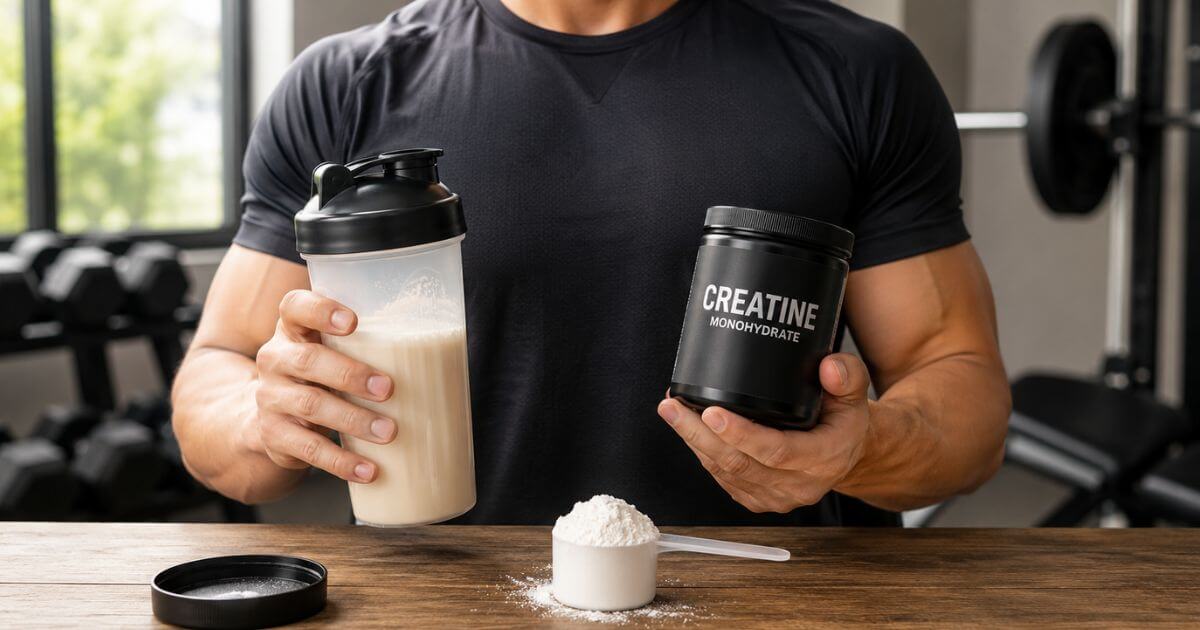 乳清蛋白 BCAA 肌酸 搭配示意